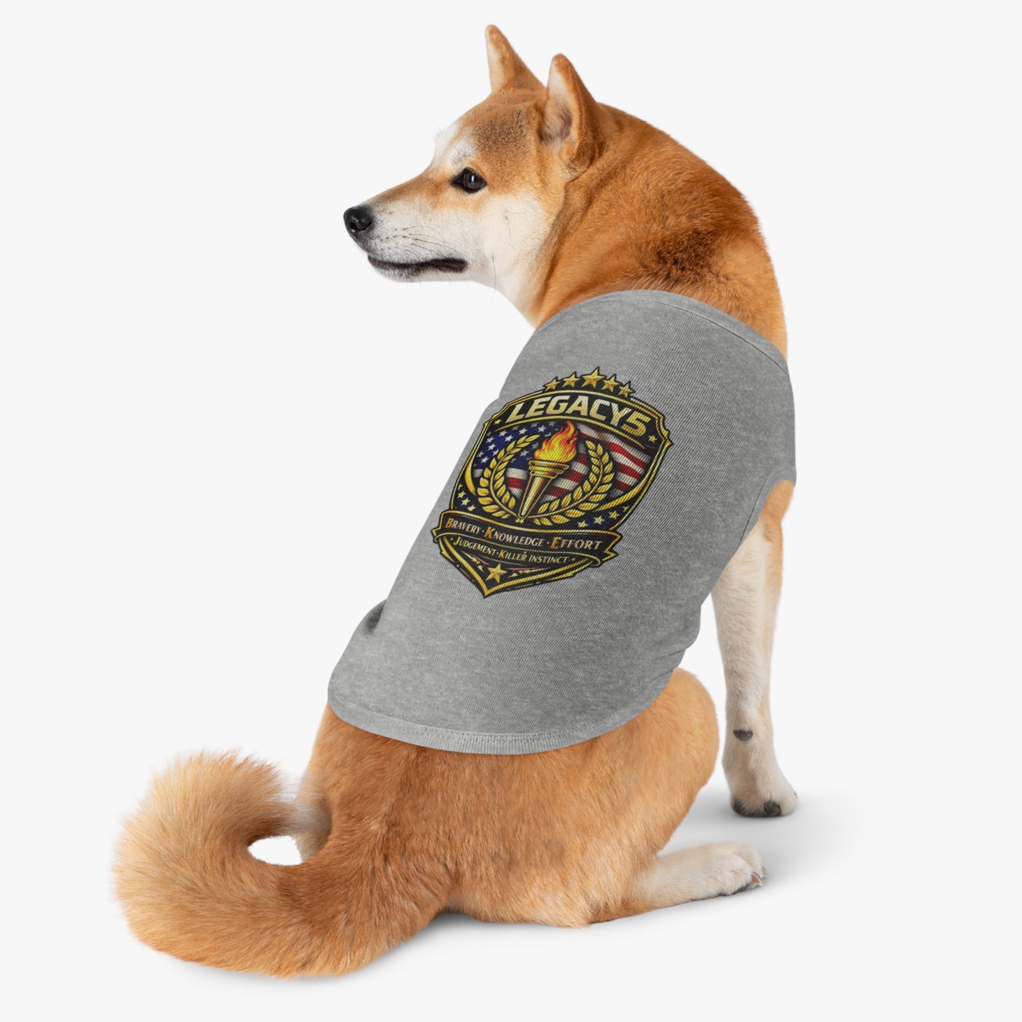 Legacy 5 Brand Crest Pet Tank Top
