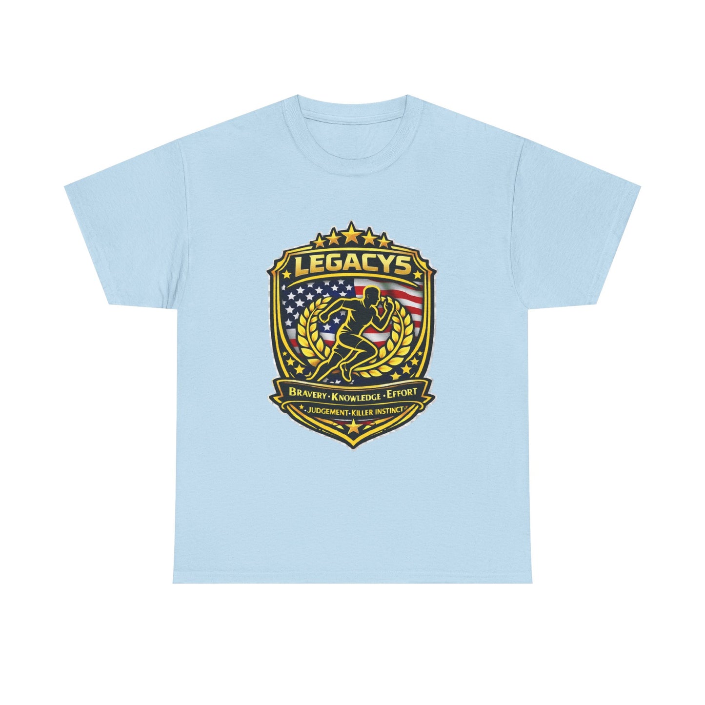 Cross Country / Track - Male Silhouette Legacy Shield T-Shirt