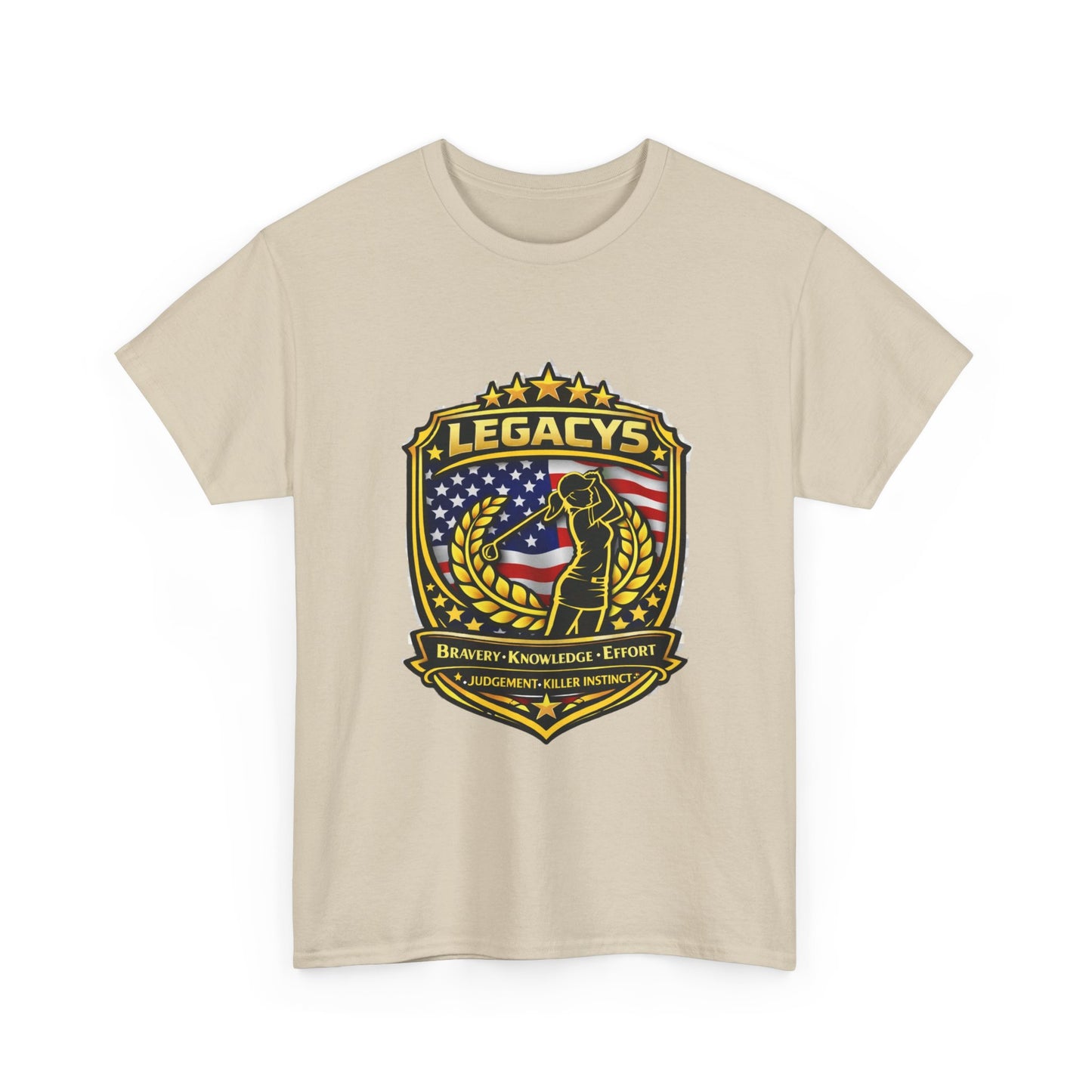 Golf- Female Silhouette -Legacy Shield T-Shirt