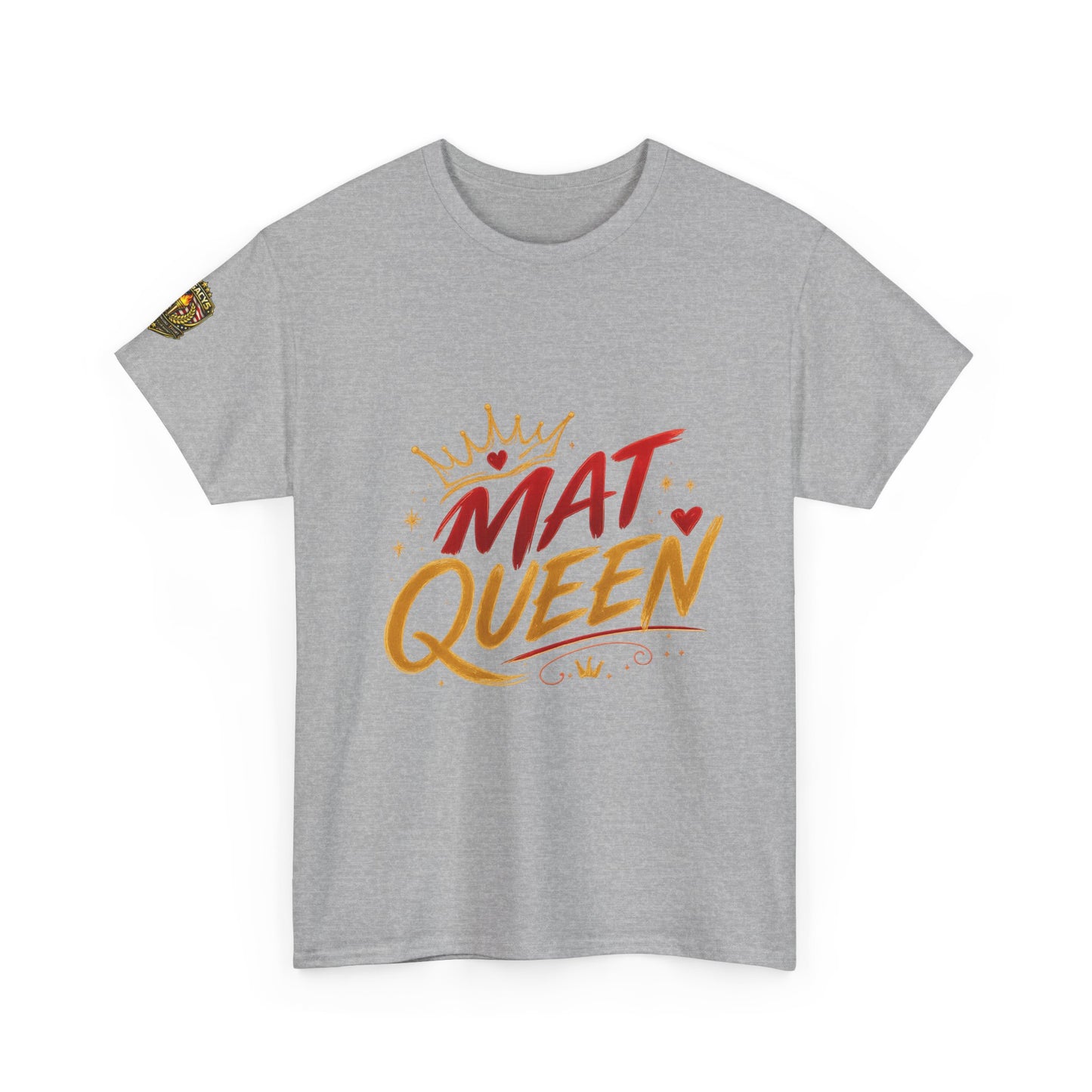 Mat Queen T-Shirt — Crowned Mat Champion Tee