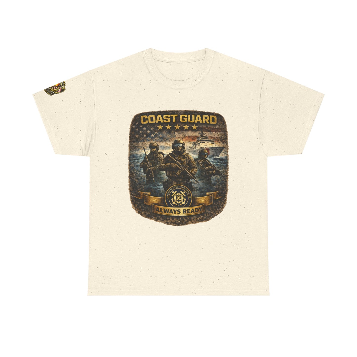 Coast Guard "Always Ready" â€“ Military Veteran Tribute Tee w/ Legacy 5 Brand Crest