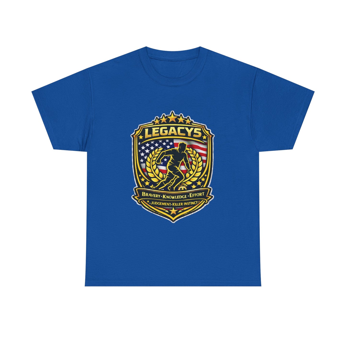 Soccer - Male Silhouette Legacy Shield T-Shirt
