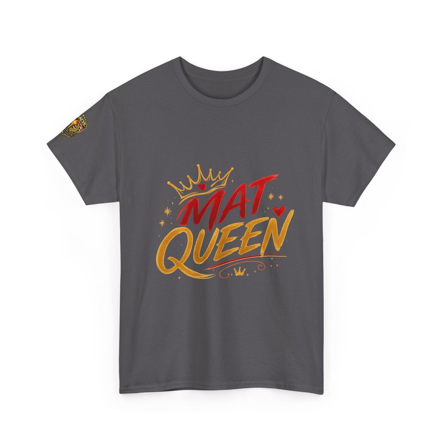 Mat Queen T-Shirt — Crowned Mat Champion Tee