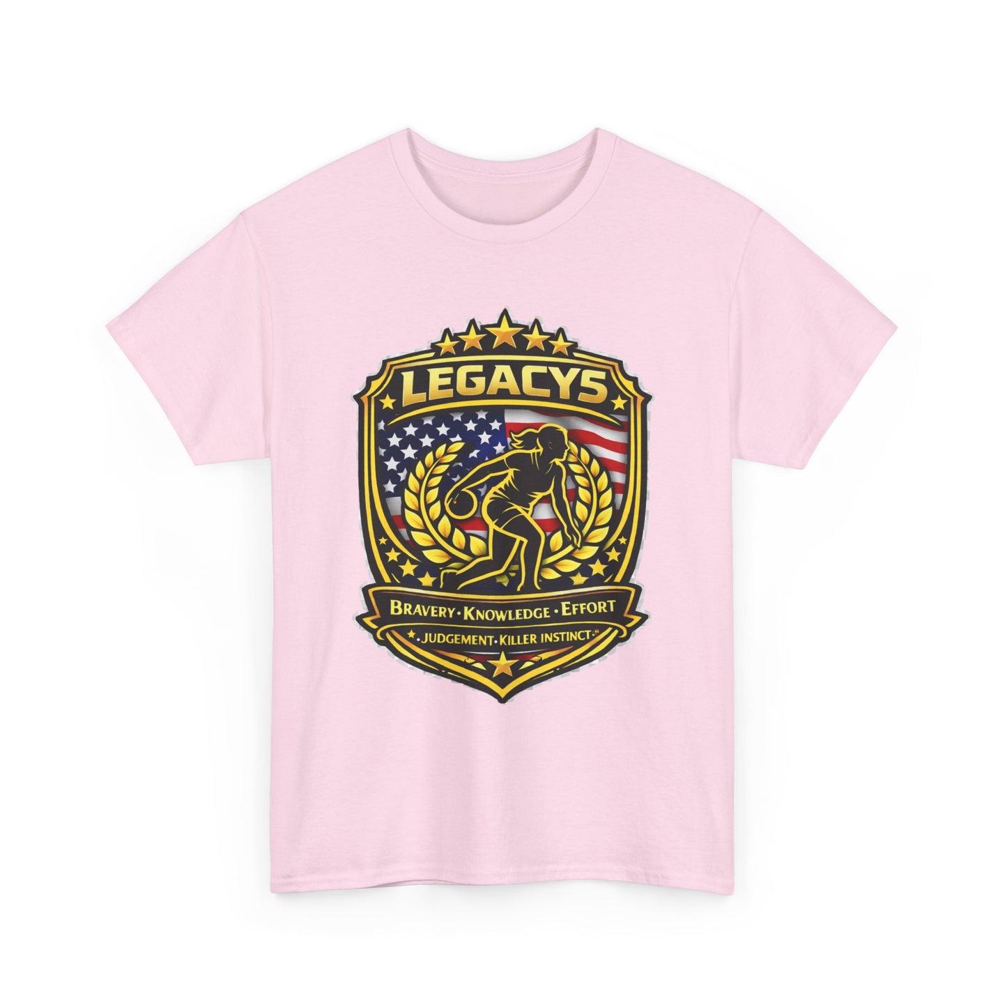 Bowling- Female Sihouette Legacy Shield T-Shirt