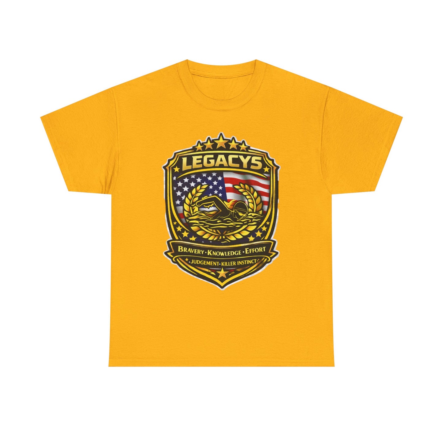 Swimming - Male Silhouette Legacy Shield