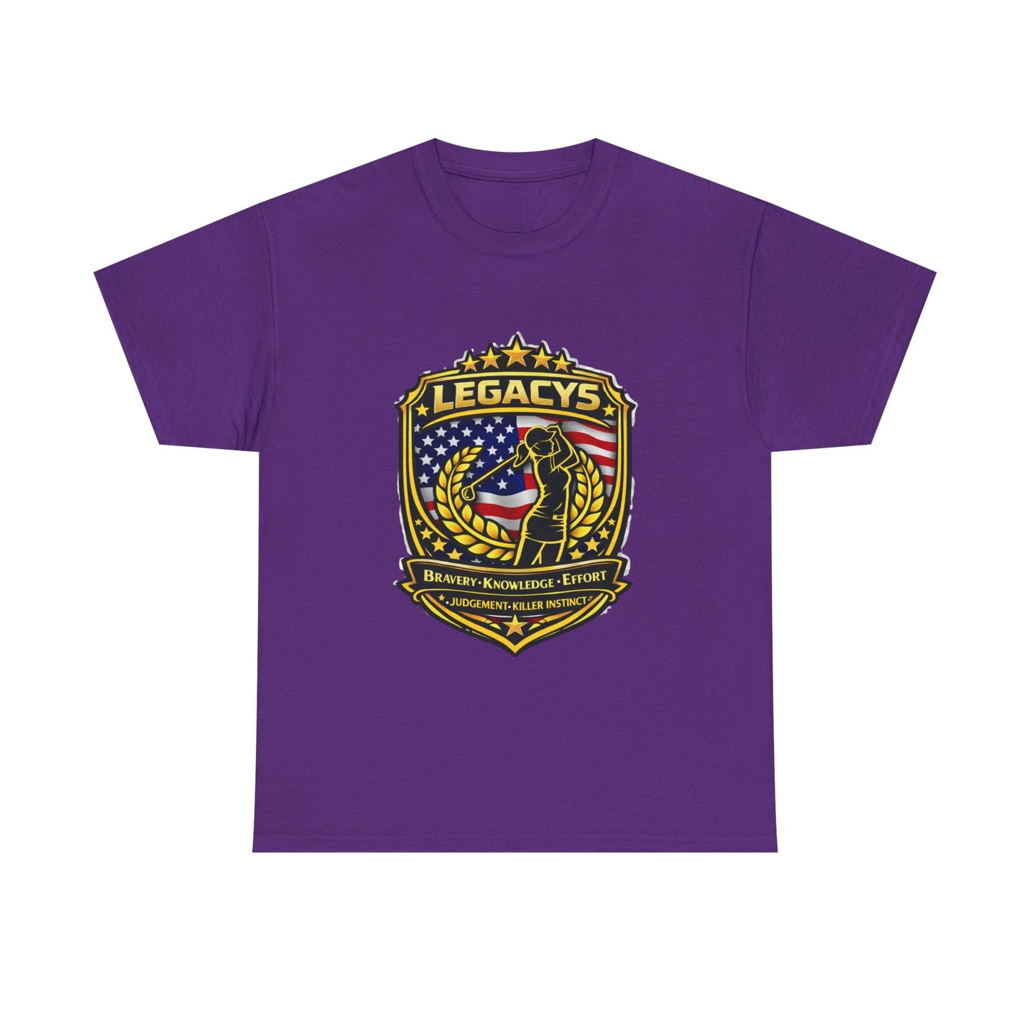 Golf- Female Silhouette -Legacy Shield T-Shirt