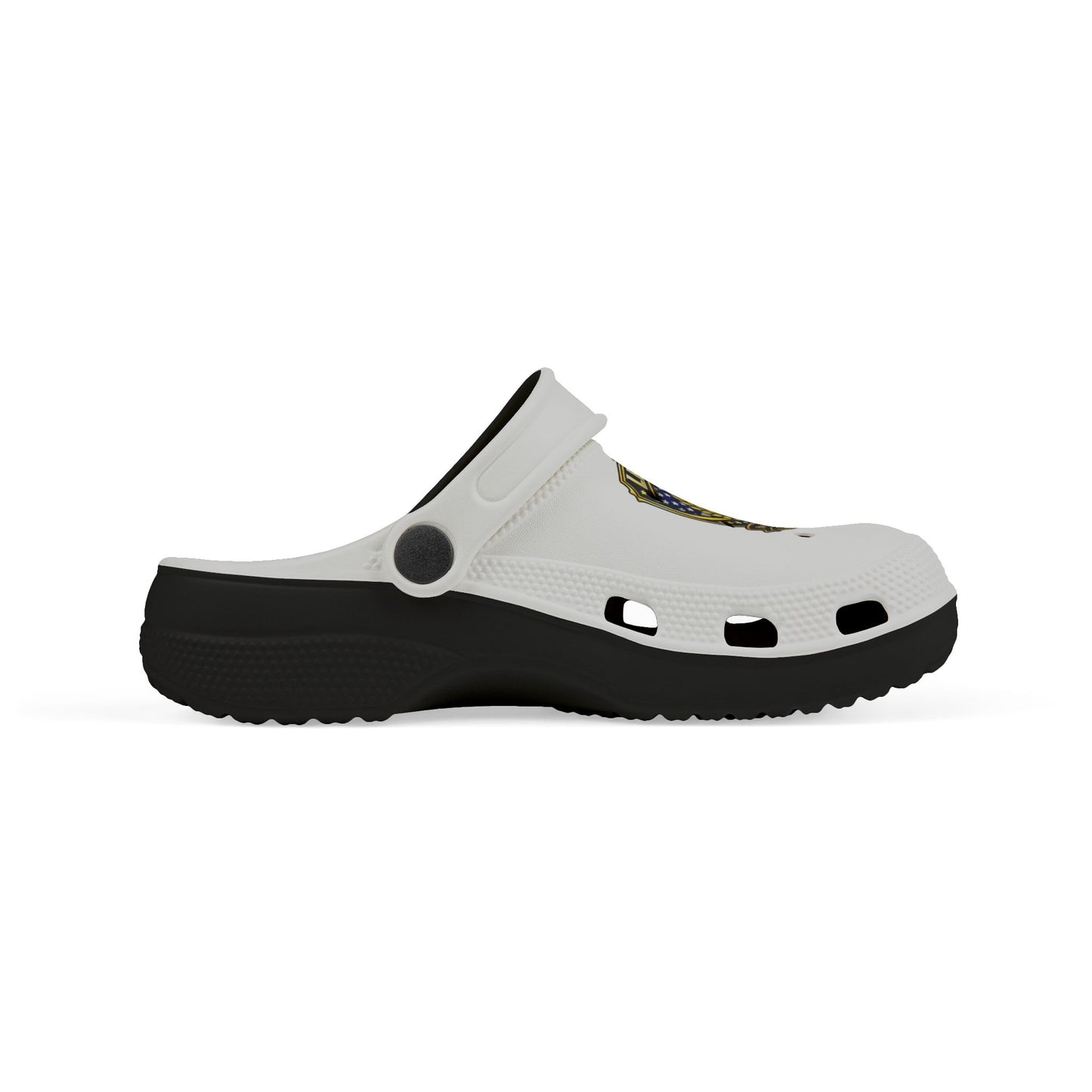Kids Foam Clogs â€” Patriotic 'Legends' Badge Print