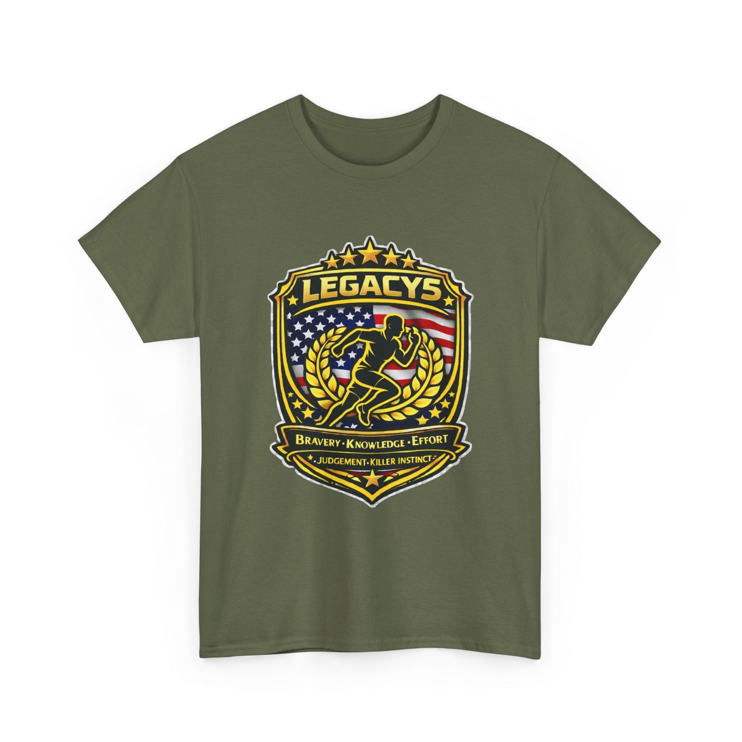 Cross Country / Track - Male Silhouette Legacy Shield T-Shirt