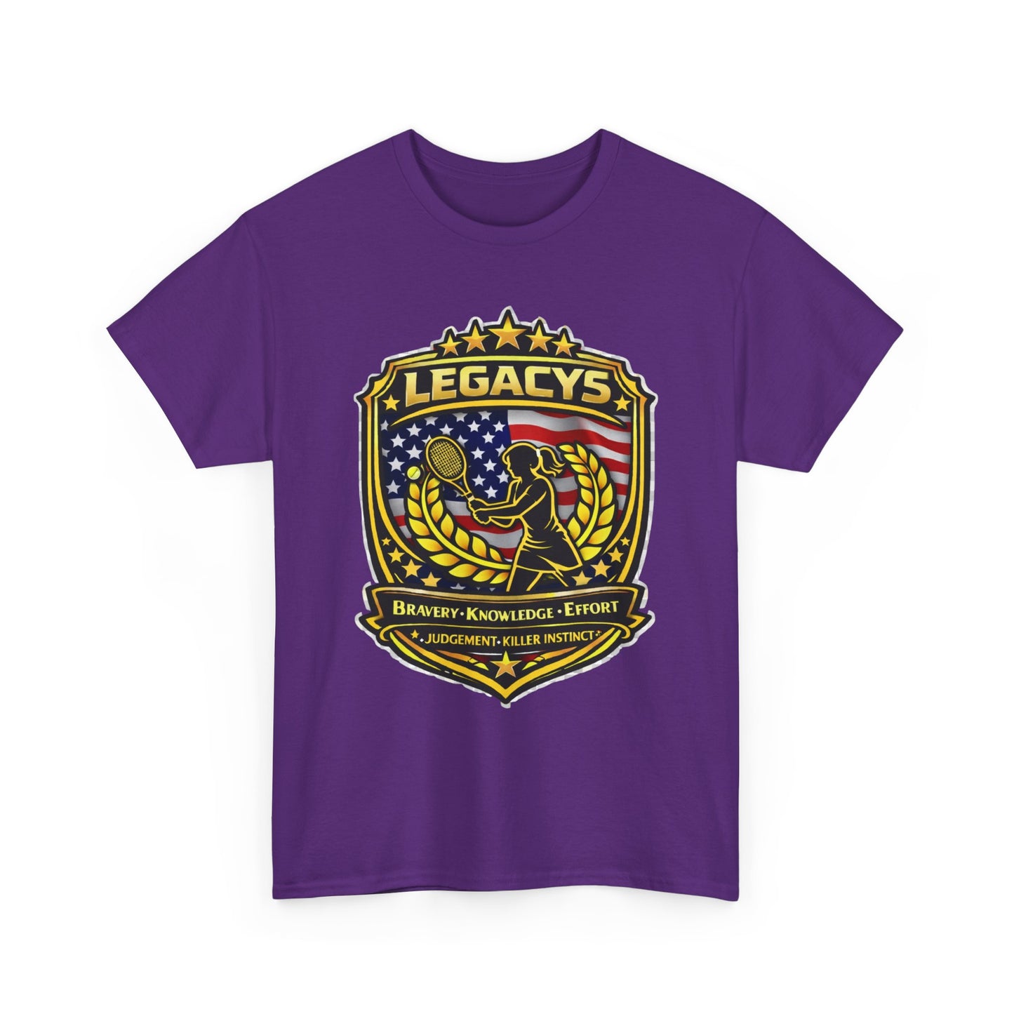 Legacy 5 Shield T-Shirt - Tennis - Female Silhouette