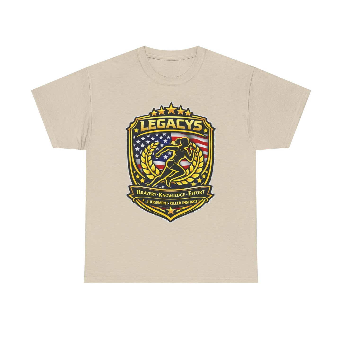 Cross Country/ Track - Female Silhouette Legacy Shield T-Shirt