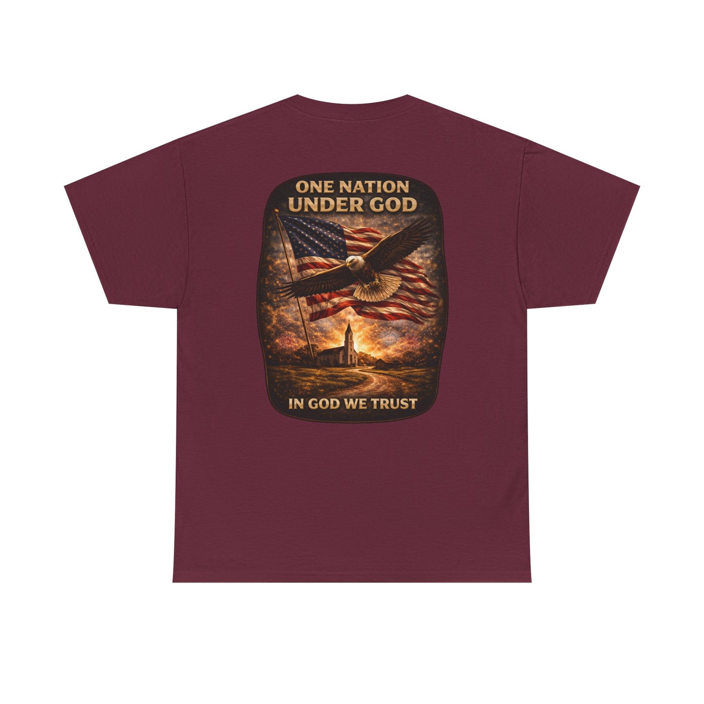 Patriotic "One Nation Under God" T-shirt