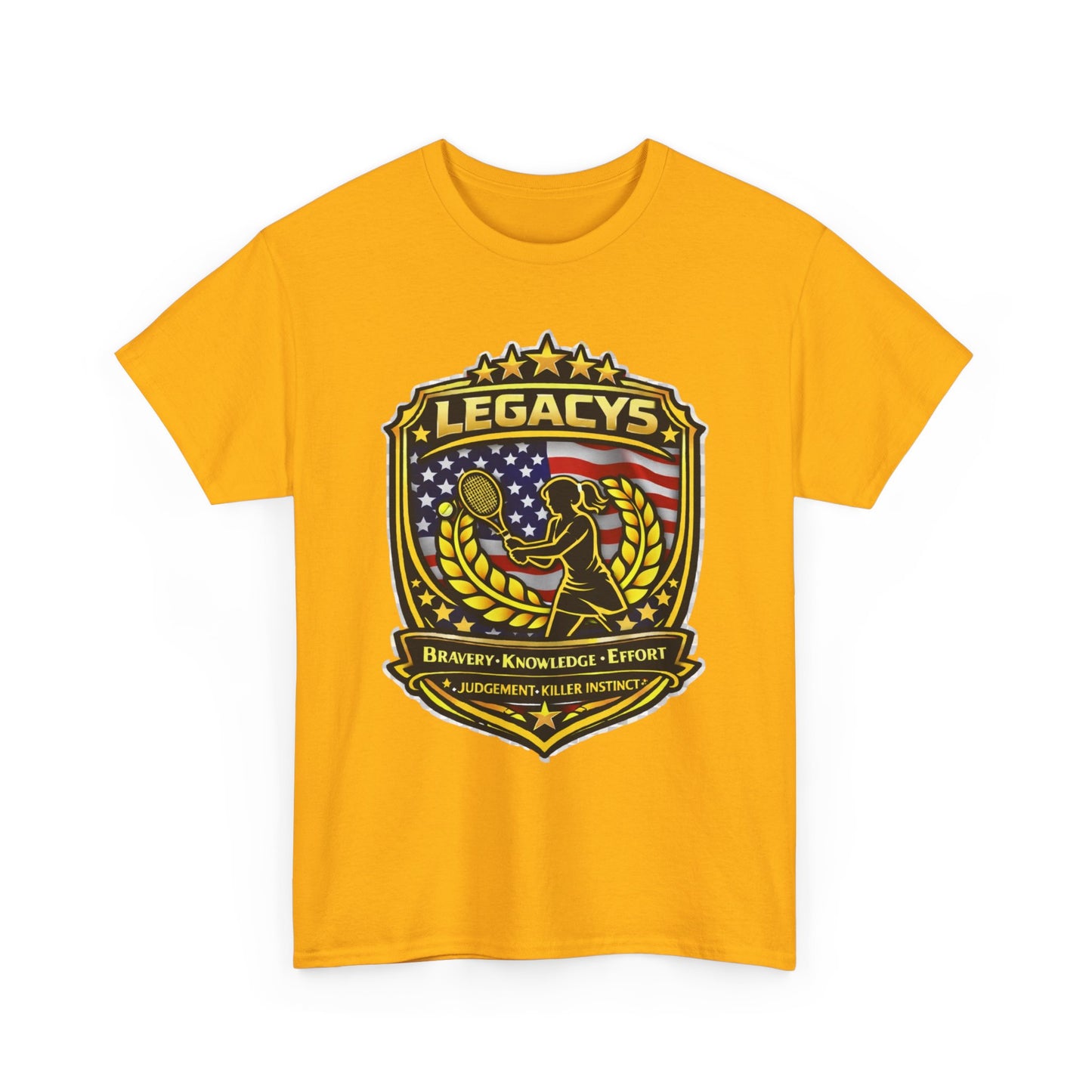 Legacy 5 Shield T-Shirt - Tennis - Female Silhouette