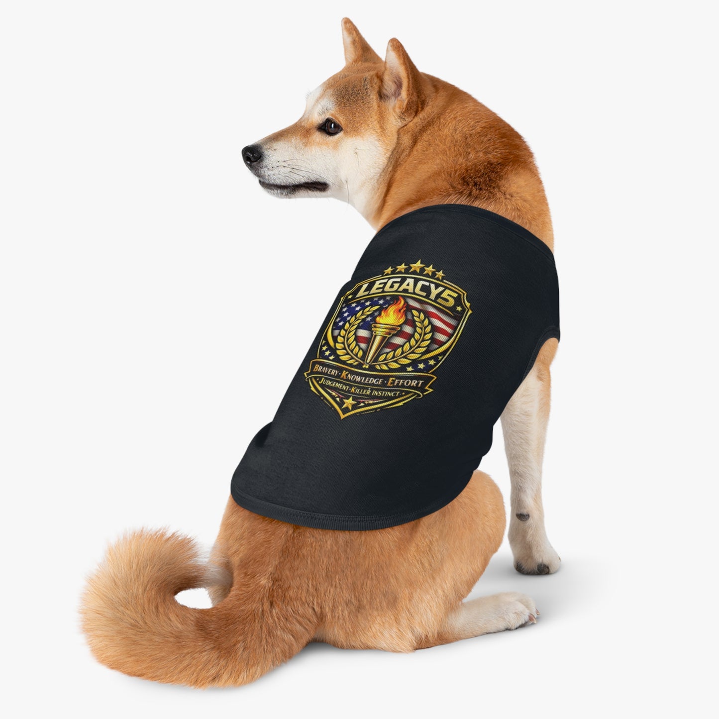 Legacy 5 Brand Crest Pet Tank Top