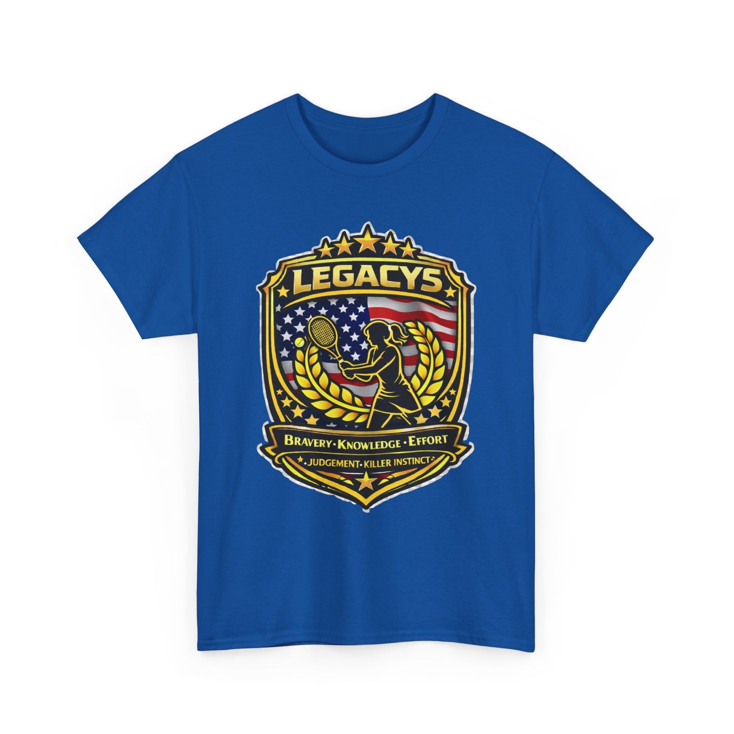 Legacy 5 Shield T-Shirt - Tennis - Female Silhouette