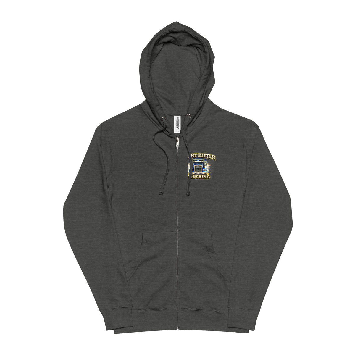 Unisex Fleece Zip Up Hoodie