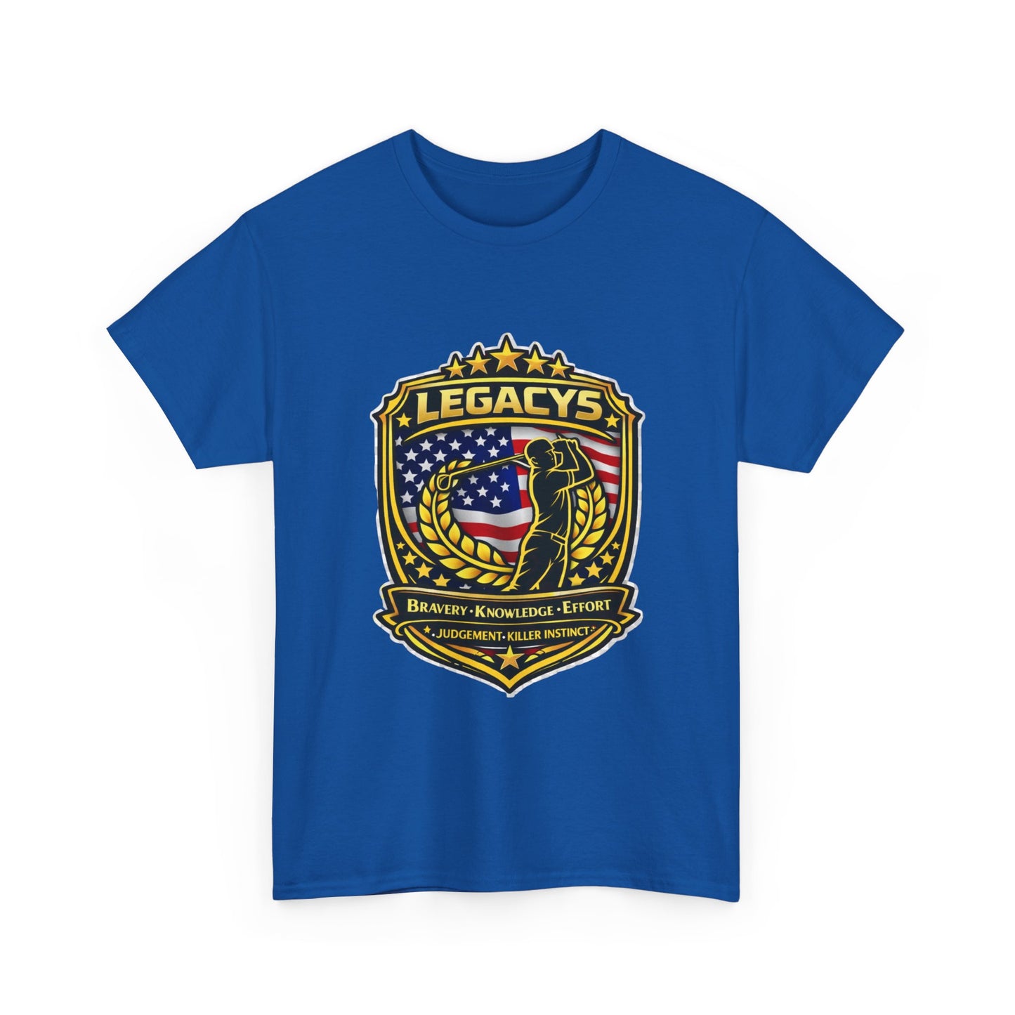 Golf - Male Silhouette Legacy Shield T-Shirt