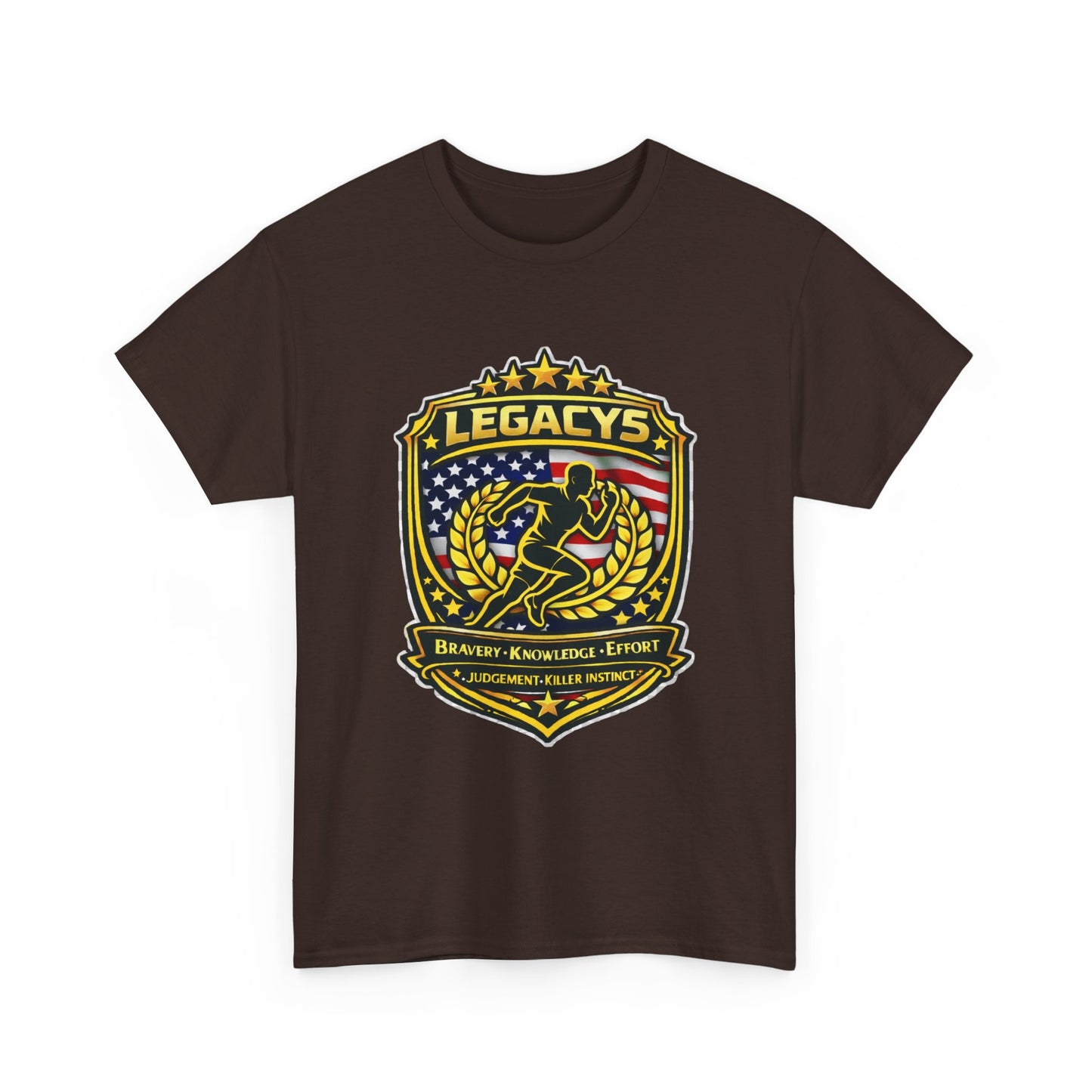 Cross Country / Track - Male Silhouette Legacy Shield T-Shirt