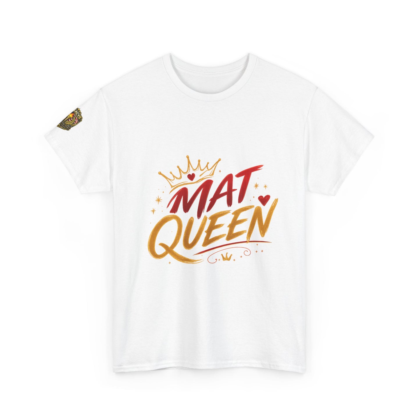 Mat Queen T-Shirt — Crowned Mat Champion Tee
