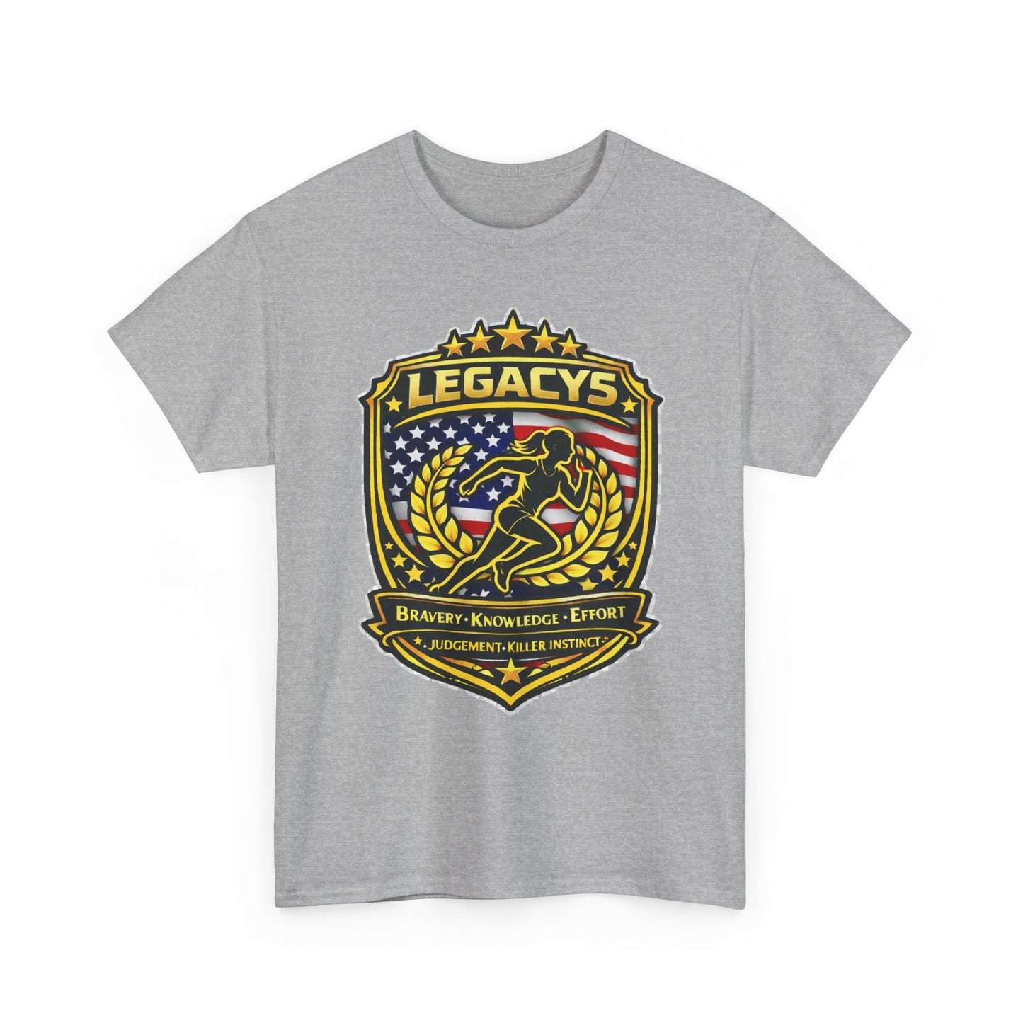Cross Country/ Track - Female Silhouette Legacy Shield T-Shirt