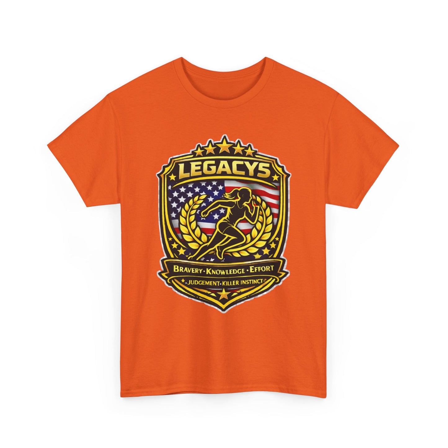 Cross Country/ Track - Female Silhouette Legacy Shield T-Shirt