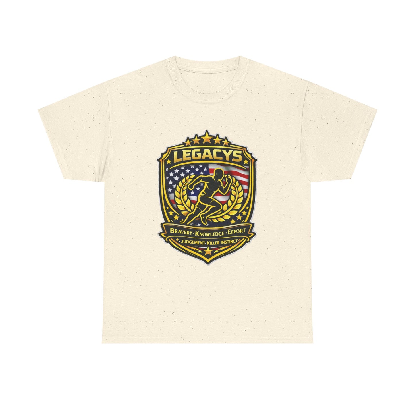 Cross Country / Track - Male Silhouette Legacy Shield T-Shirt