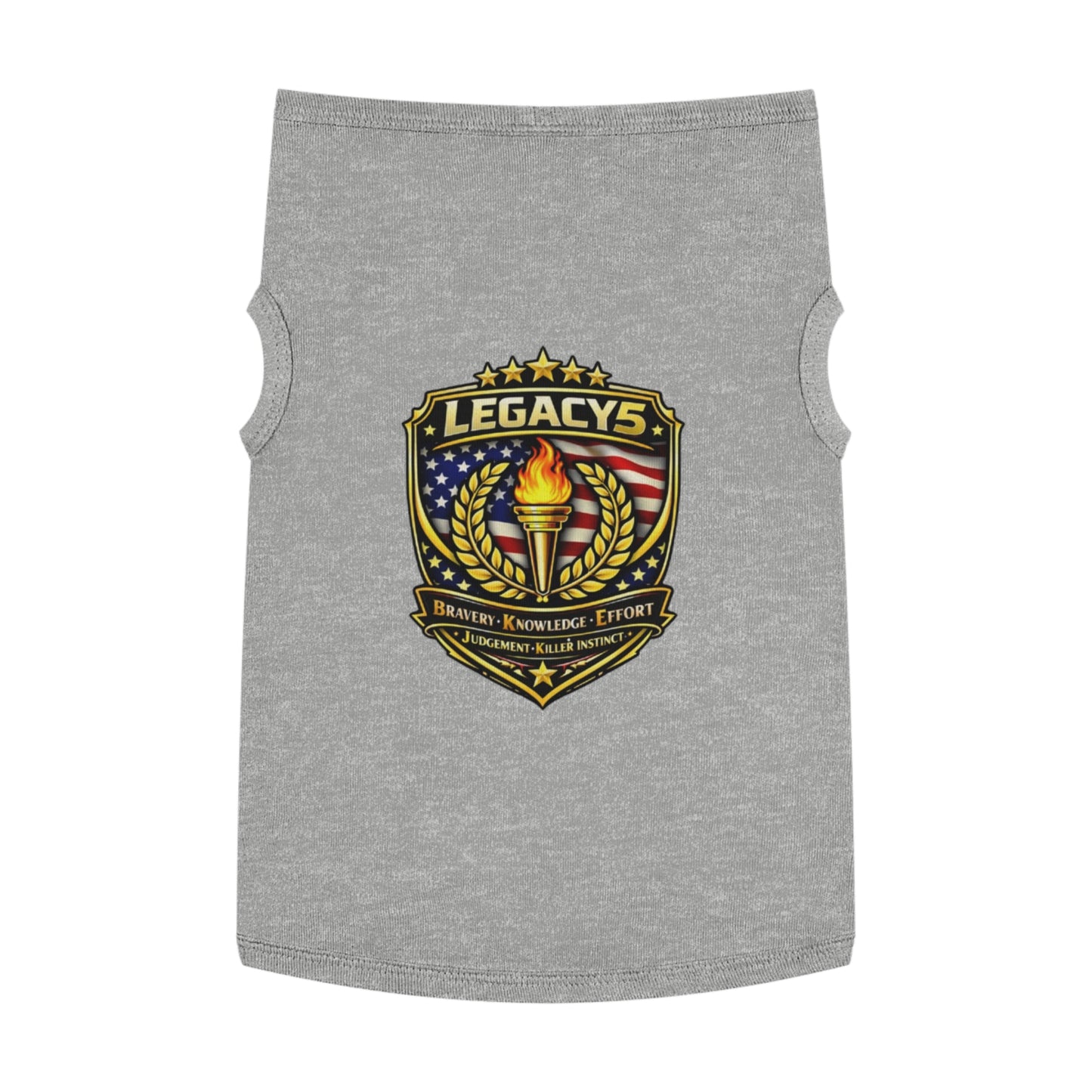 Legacy 5 Brand Crest Pet Tank Top