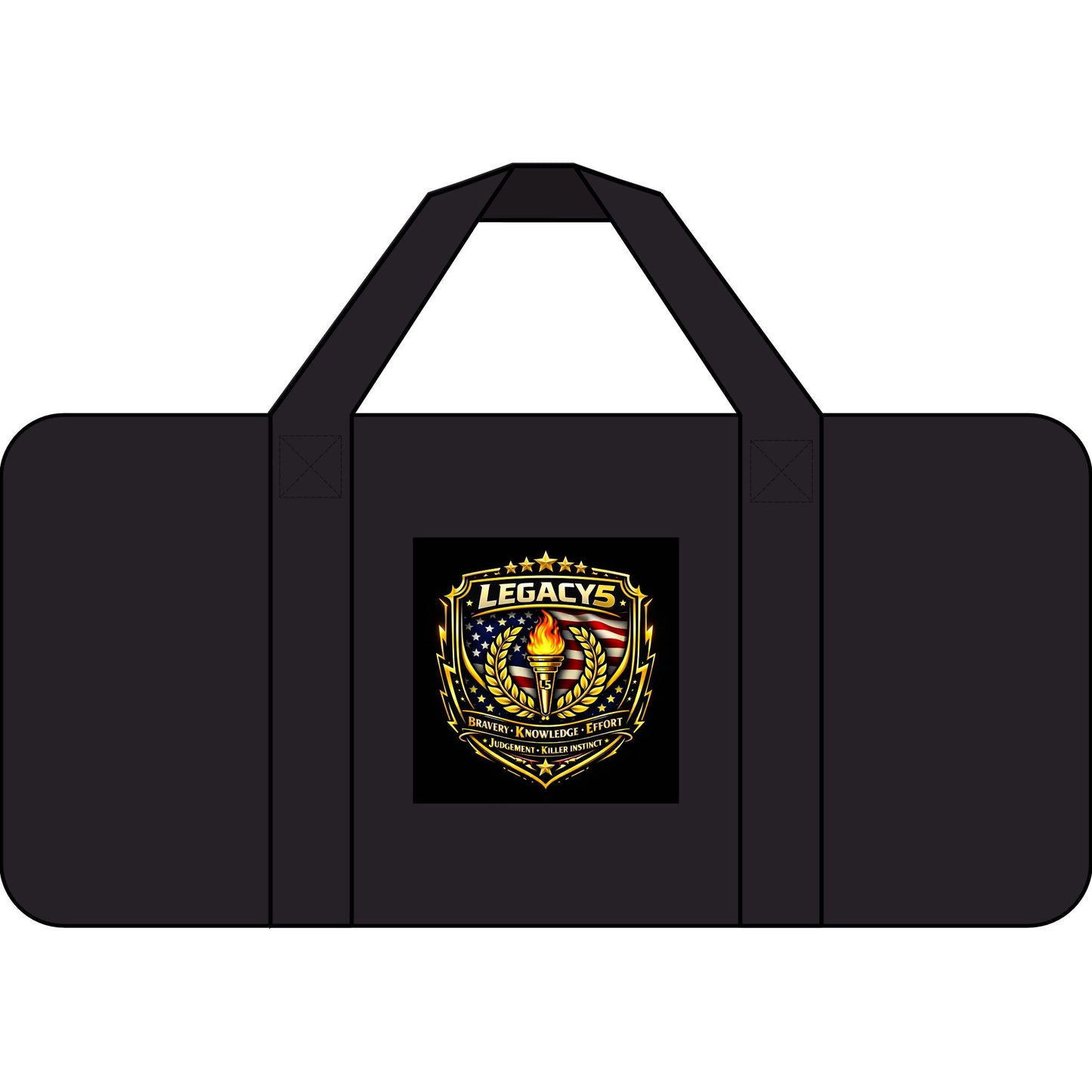 Legacy Shield Tripper Duffel Bag â€” Military-Inspired Travel Gear