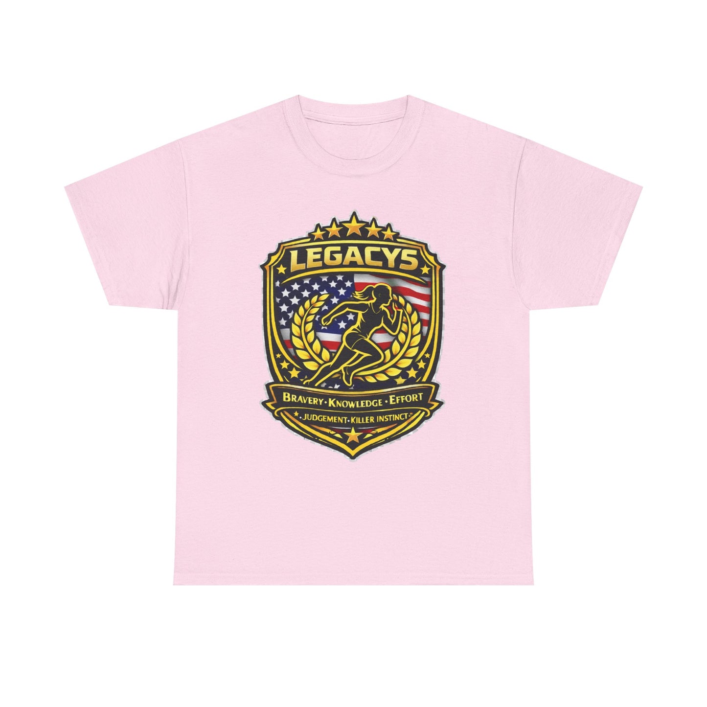 Cross Country/ Track - Female Silhouette Legacy Shield T-Shirt