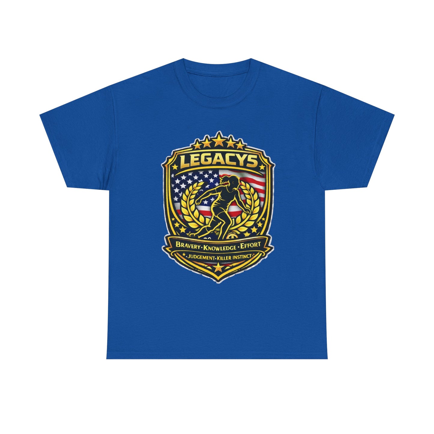 Soccer - Female Silhouette Legacy Shield T-Shirt
