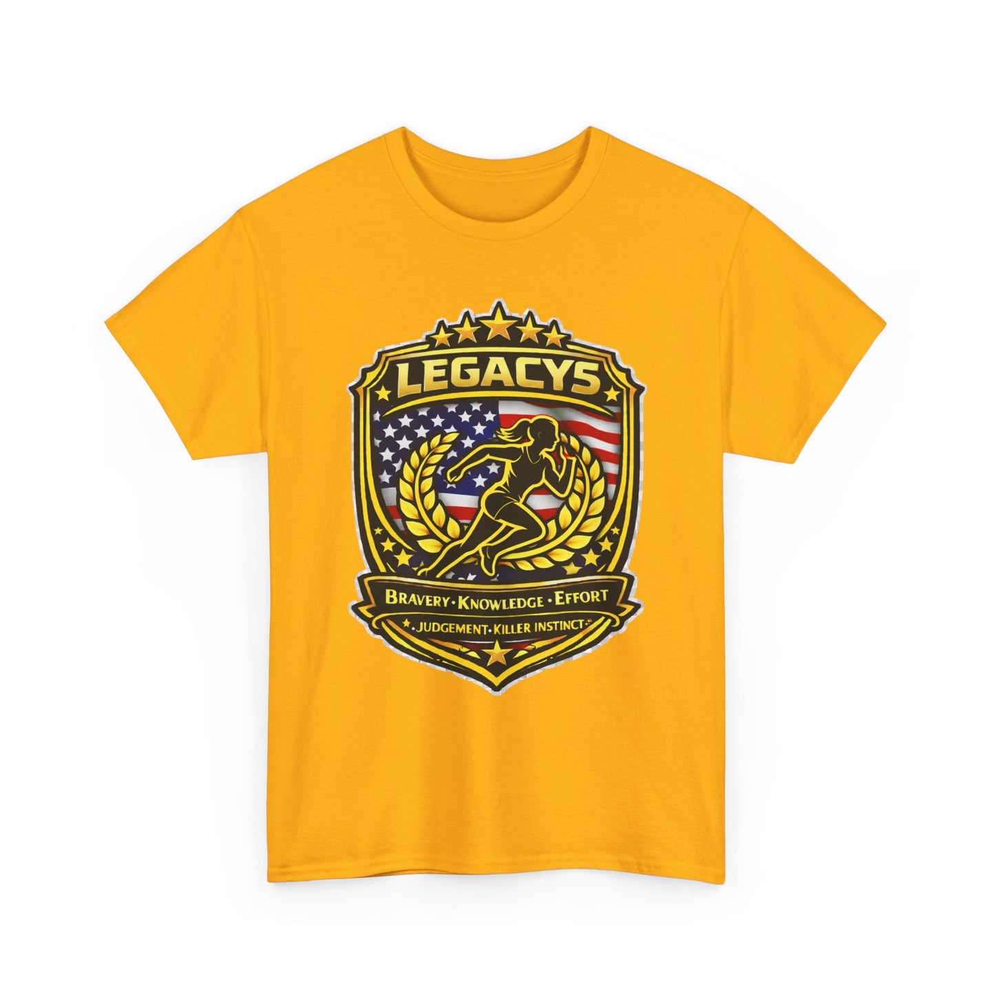 Cross Country/ Track - Female Silhouette Legacy Shield T-Shirt