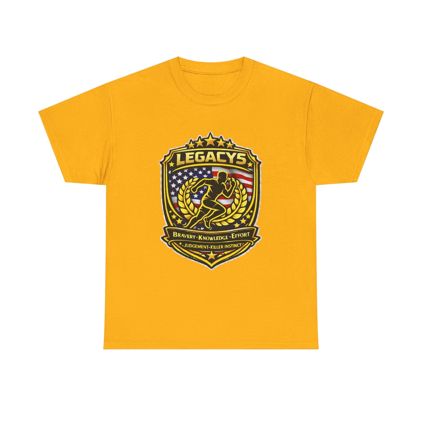 Cross Country / Track - Male Silhouette Legacy Shield T-Shirt