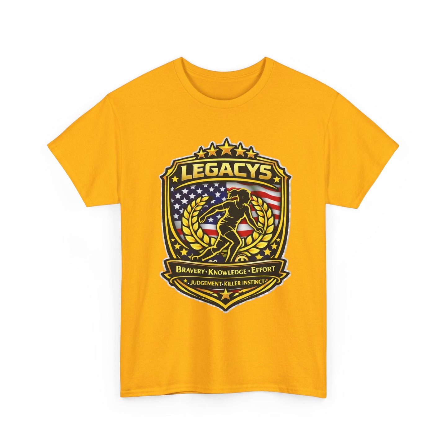 Soccer - Female Silhouette Legacy Shield T-Shirt