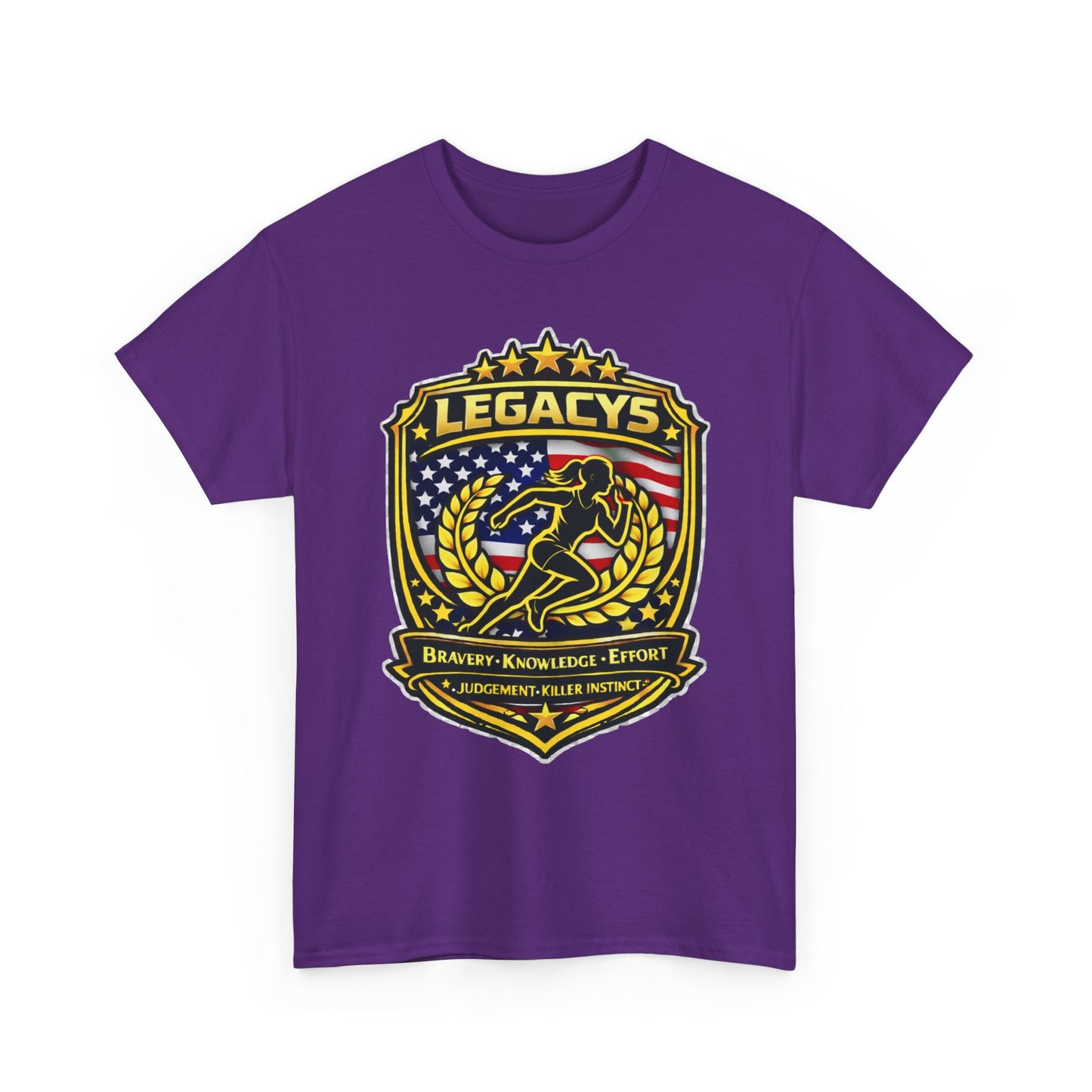 Cross Country/ Track - Female Silhouette Legacy Shield T-Shirt