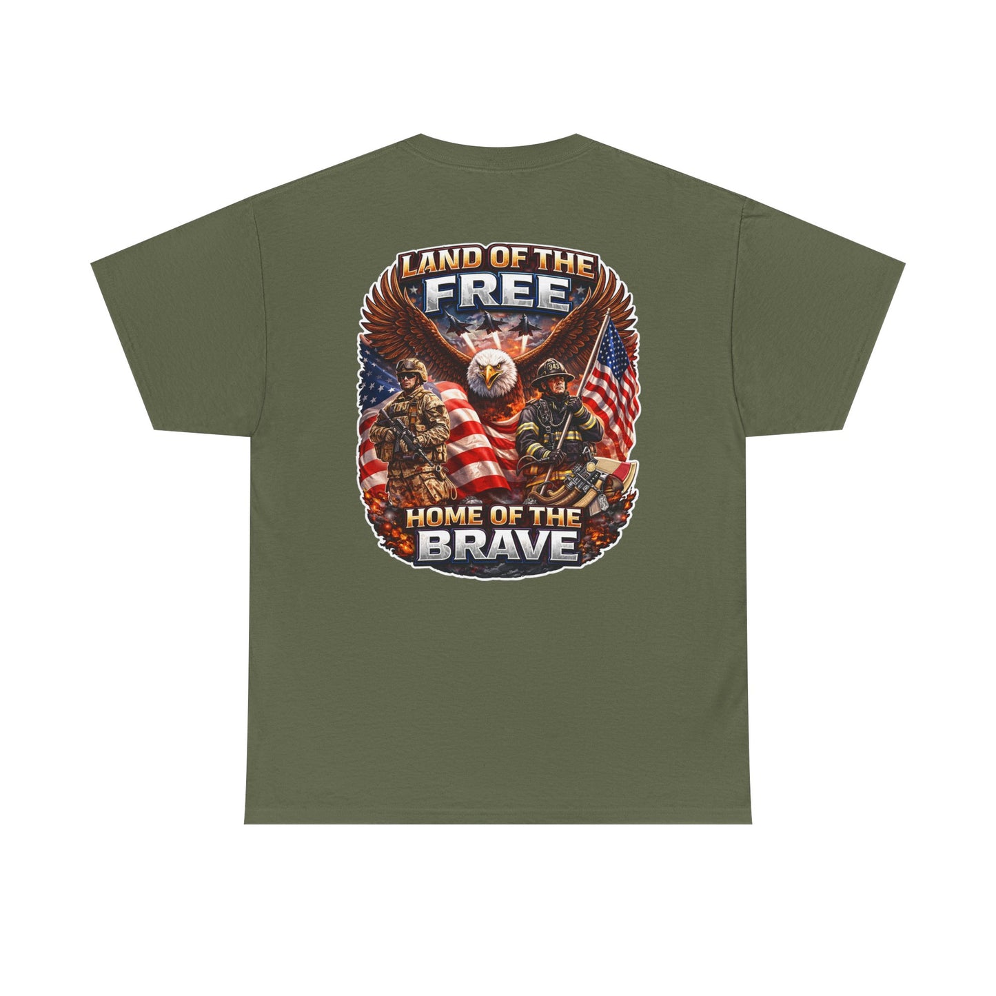 Land of the Free, Home of the Brave Eagle T-Shirt
