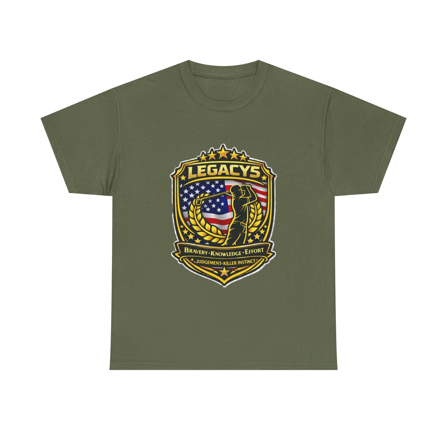 Golf - Male Silhouette Legacy Shield T-Shirt