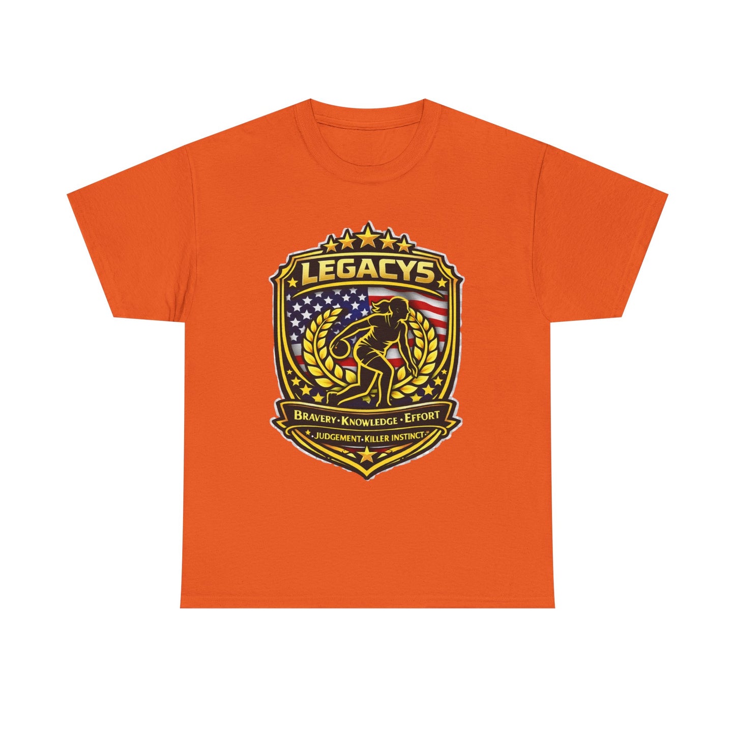Bowling- Female Sihouette Legacy Shield T-Shirt