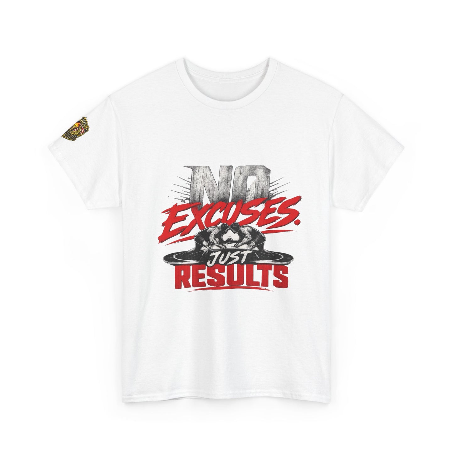 Wrestling 'No Excuses Just Results' Motivational Tee