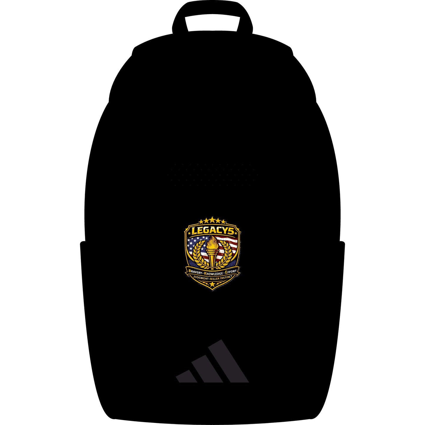 Adidas Defender 5 Backpack with Legacy Shield Embroidery