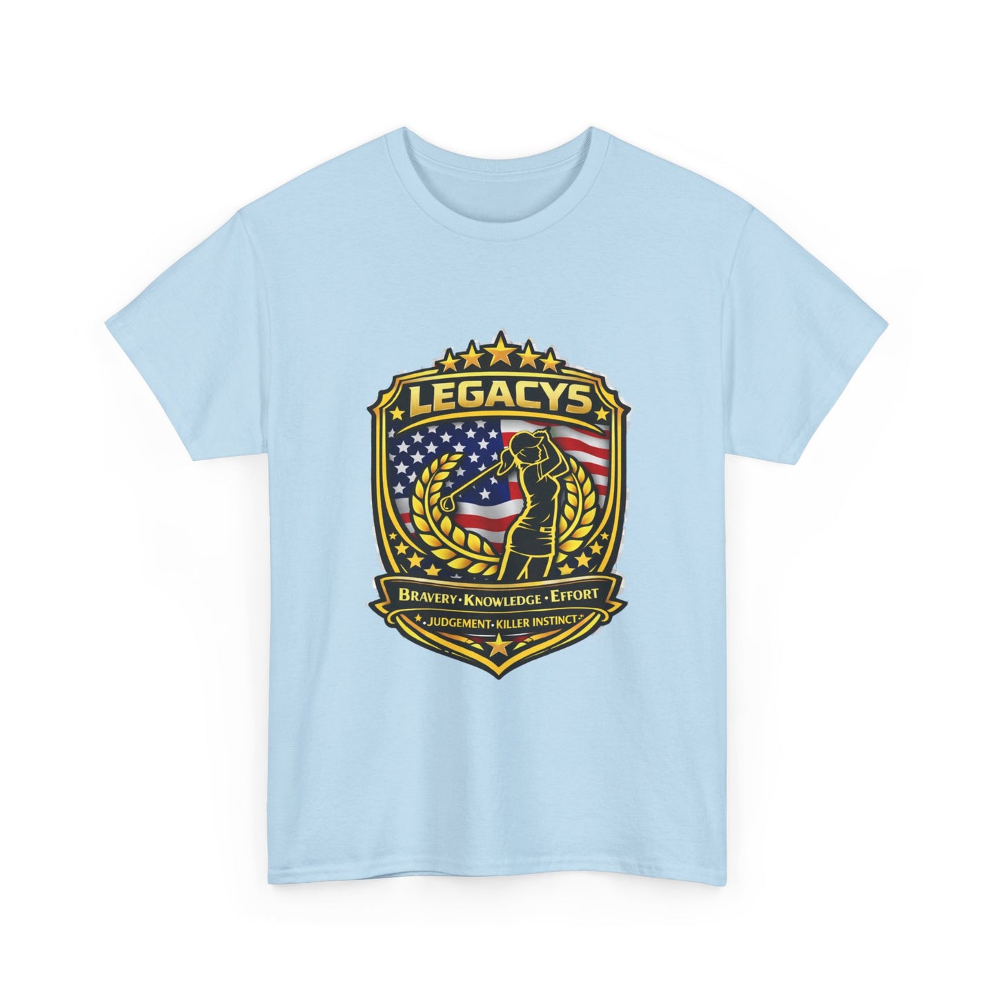 Golf- Female Silhouette -Legacy Shield T-Shirt