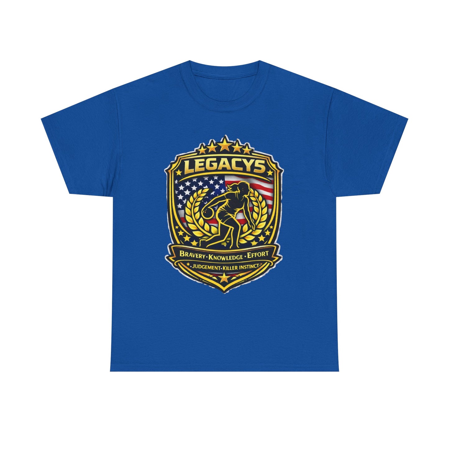 Bowling- Female Sihouette Legacy Shield T-Shirt