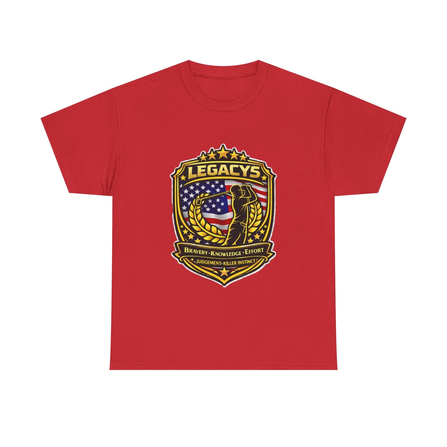 Golf - Male Silhouette Legacy Shield T-Shirt