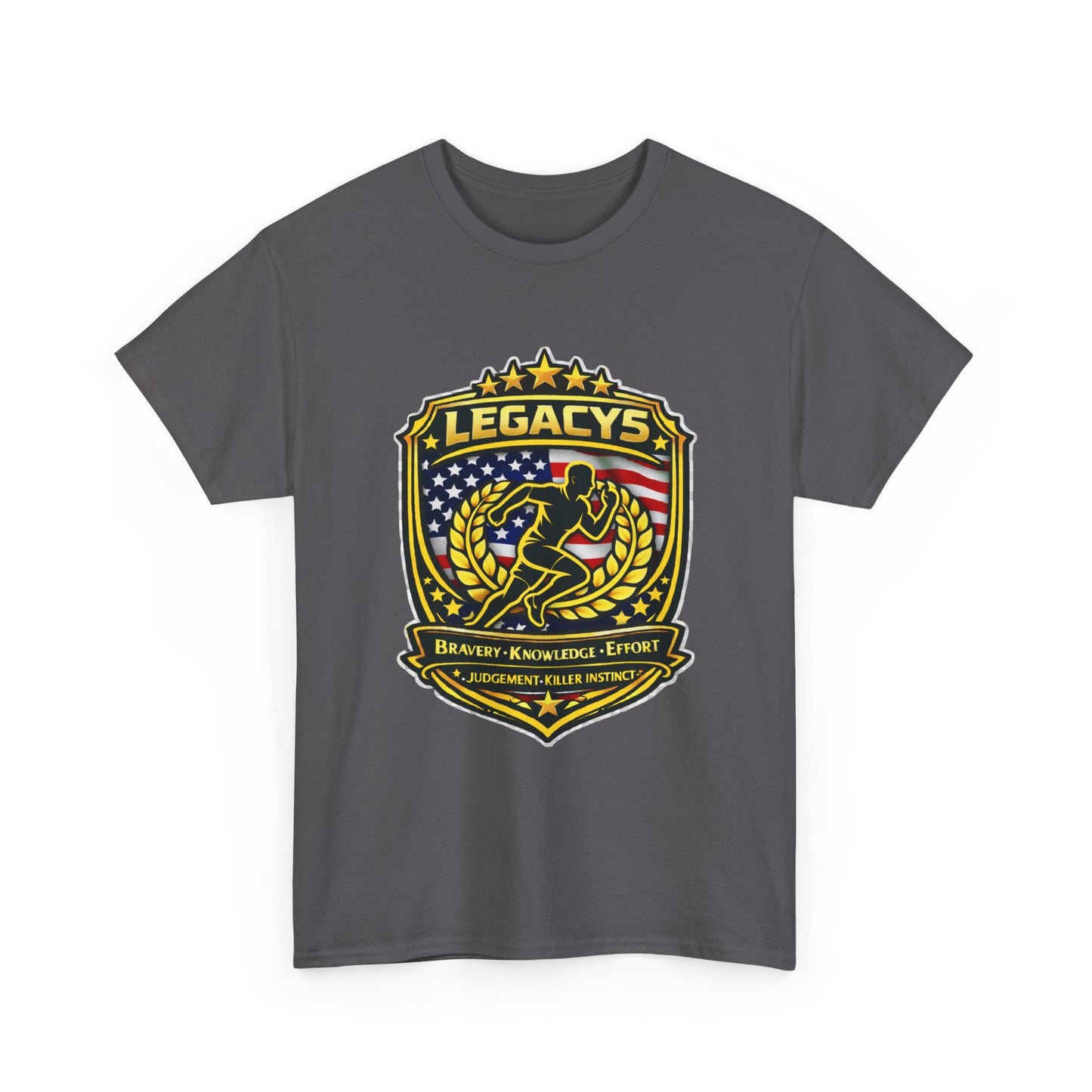 Cross Country / Track - Male Silhouette Legacy Shield T-Shirt
