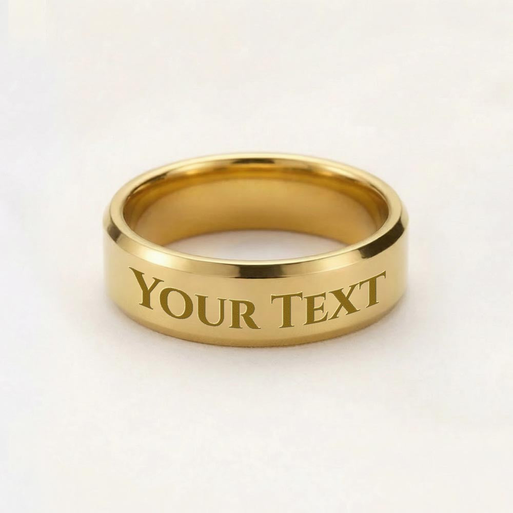 Personalized Men’s Keepsake Ring