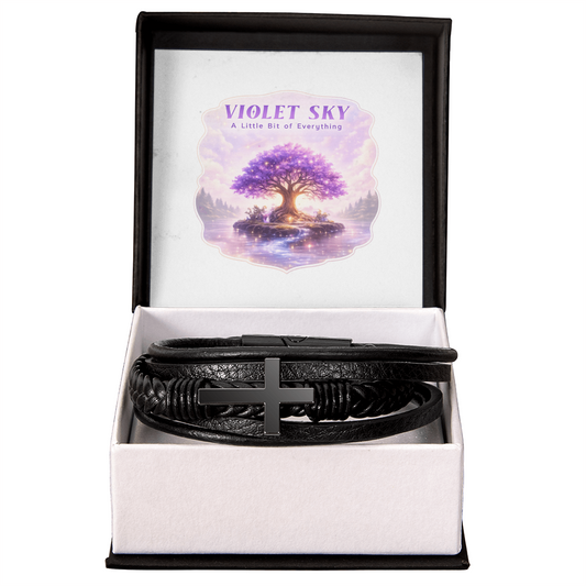 Mens Cross Bracelet
