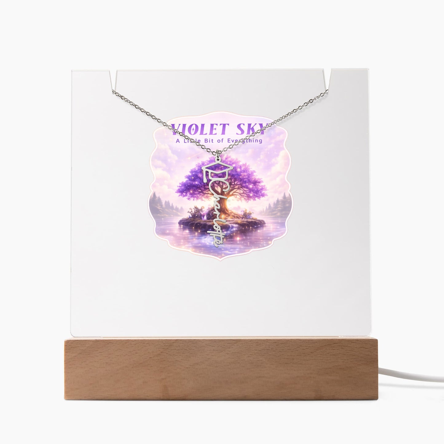 Forever Proud Graduation Bundle – Personalized Acrylic & Name Necklace