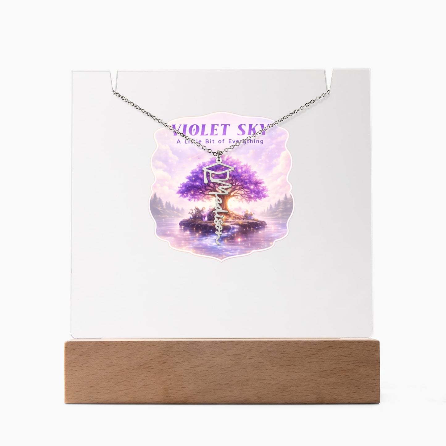 Forever Proud Graduation Bundle – Personalized Acrylic & Name Necklace