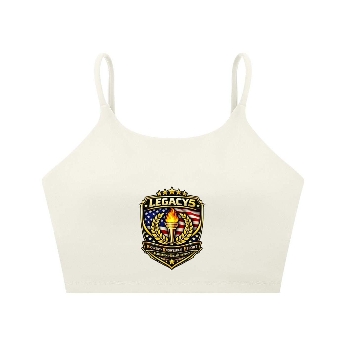 Spaghetti Strap Yoga Sports Bra